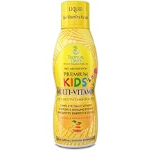 Premium Liquid Multivitamin For Kids | Sugar Free Kids Vitamins | 100% DV of 14 Vitamins for Kids | Multivitamin for Children Ages 4+ | Great Tasting, Non-GMO, Max 98% Absorption Rate- 16 oz, 32 Serv