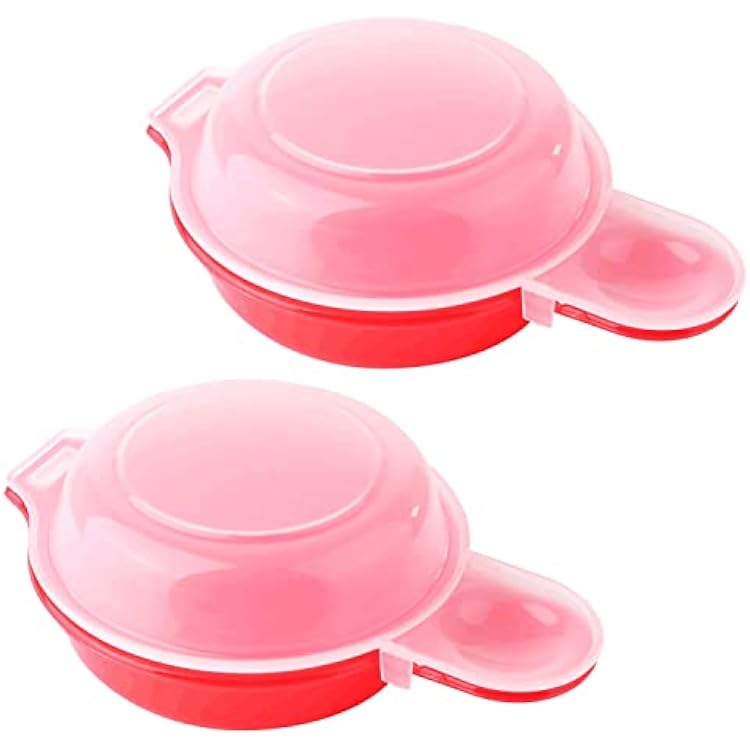 2pcs-Microwave Egg Cooker,Microwave Egg Maker,1 Minute Fast Egg Hamburg Omelet Maker Kitchen Cooking Tool
