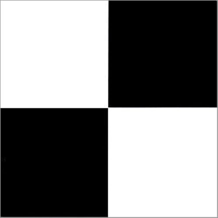 Home Dynamix 10015 Dynamix Vinyl Tile, 12 by 12-Inch, Black and White, Box of 20