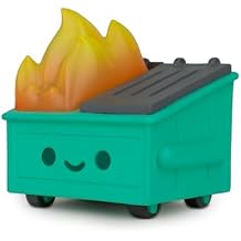 100% Soft Dumpster Fire Vinyl Figure