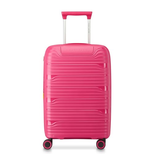 DELSEY Paris Dune Hardside Expandable Luggage with Spinner Wheels, Viva Magenta, Carry On 21 Inch