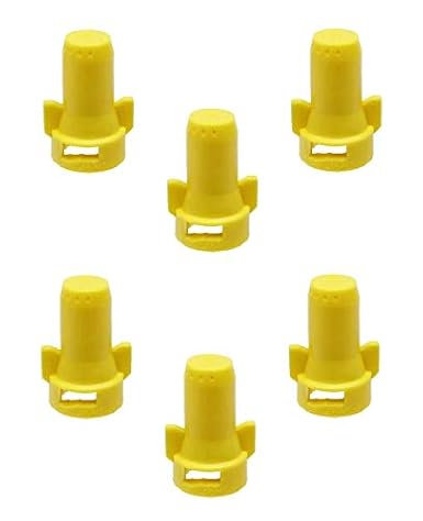 Pack of 6 - TeeJet Stream-Jet SJ-7 7-Stream Outlet Spray Tip 0.2 GPM @ 40 PSI