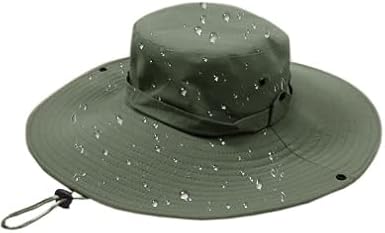 Waterproof Fishing Hat 12CM Wide Brim Sun Hat for Women Mens Packable Bucket hat- UPF 50 for Outdoor Gardening Beach Hats