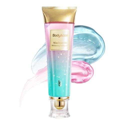 BodyAccel Niacinamide Whitening Toothpaste, Stain Removal Triple Whitening Toothpaste Natural Gentle, Fresh Breath
