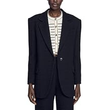 Sandro Womens Nura Blazer, 40 Noir