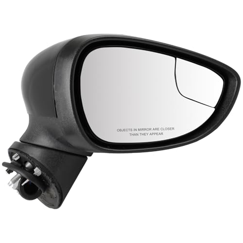 Side View Mirror AE8Z17682B-PFM ANPART Fit For FORD For FIESTA 2011-2016 Right Passenger Side Outside Rear View Power Non-Heated wo Signal Lamp wBlind Spot Detection PTM