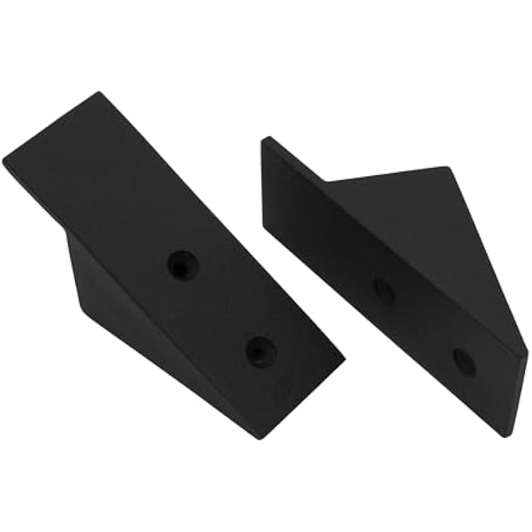 RCH Hardware HK-IR8901-95 Iron Incline Wall Hook, 3.7 Inch, Black
