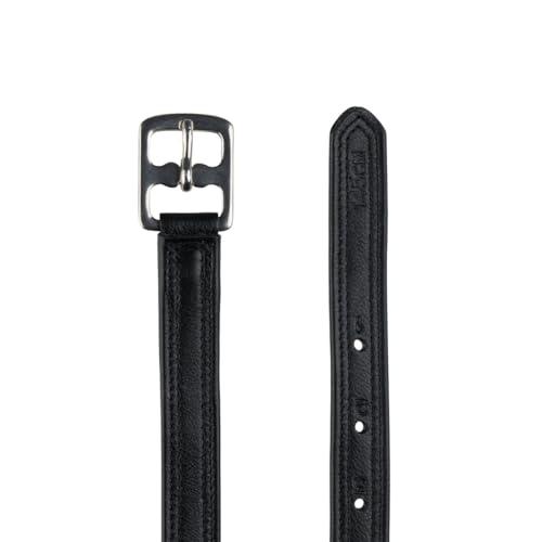 HORZE Double Stitched Adjustable Stirrup Leathers with Nylon Pair