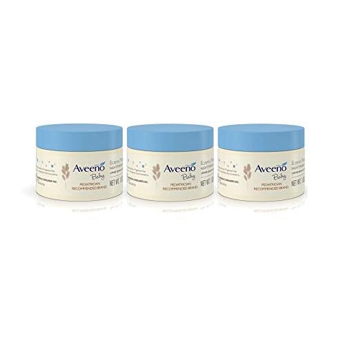Aveeno Baby Eczema Therapy Night Time Balm, Travel Size 1 oz 28g - Pack of 3