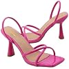 Women's Square Open Toe Strappy Heeled Sandals Summer Ankle Strap High Heel Dress Sandals for Weddings Parties Comfortable and Stylish Women's Heels