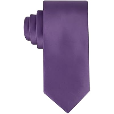 Haggar Mens Solid Dress Tie Classic LengthWidth for Business Or Formal Wear