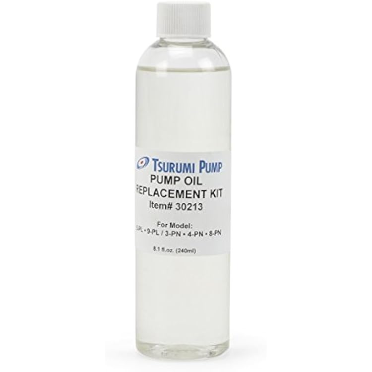 Aquascape 30213 Replacement Oil for Tsurumi 5PL, 9PL, 3PN, 4PN, 8PN, 12PN Pump for Pond Water Feature Waterfall Landscape and Garden