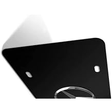 Stainless Steel License Plate Tag for Car (Black for MercedesBenz)