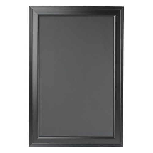 DesignOvation Bosc Framed Magnetic Chalkboard, 18.5x27.5, Black