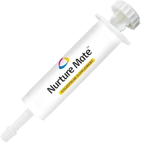 Breeder's Edge, Nurture Mate, Colostrum Gel Supplement for Newborn Puppies & Kittens, Supports Immune System & Nutrition, Calibrated Syringe for Easy Dosing, 30 mL