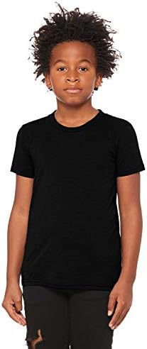 Bella  Canvas Youth Triblend Short-Sleeve T-Shirt L SOLID BLK TRBLND
