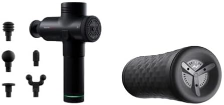 Hypervolt Plus w/Bluetooth Helps Relieve Sore Muscles and Stiffness and Vyper 3 Powerful High-Intensity Vibrating Foam Roller - Relieve Muscle Tension - Pre and Post Workout Recovery
