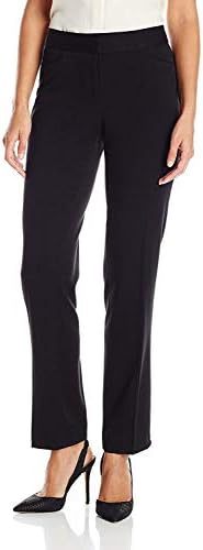 Rafaella Womens Curvy Fit Gabardine Slim Leg Pant