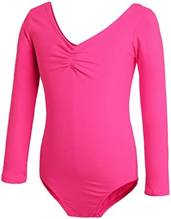 Children's Dance Clothing Solid Color Ballet Clothing Dance one Piece Performance Clothing