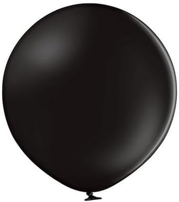 Belbal Latex Balloons (Pack of 100) (One Size) (Pastel Black)