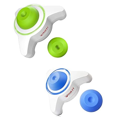 2 Pack Mini Vortex Mixer 5600rpm - Lab Vortex Shaker with 2 Interchangeable Silicone Cap