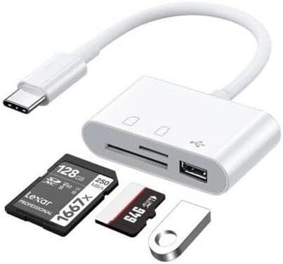 Usb Type C To Sd Microsd Tf Card Reader Usb 3in1 Converter Converter Adapter