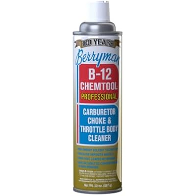 Berryman Products 0120 B-12 CHEMTOOL Carburetor, Choke & Throttle Body Cleaner, 20-Ounce aerosol 0120C , RED