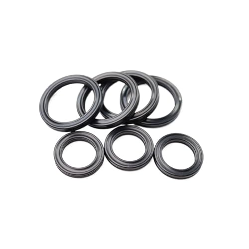 NBR X Ring, Four Lip Seal Ring, Nitrile Rubber, Elastic, for Hydraulic Cylinders, Pistons, Piston rods.CS 2.62mm,ID 1.2-101.27 Color : Black, Size : ID 25.07MM 5PCS_2.62MM
