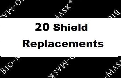 20 Replacement Shield Refills Face Shield System