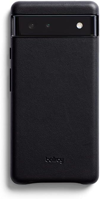 Bellroy Leather Case for Pixel 6a (Slim Phone Case) - Black