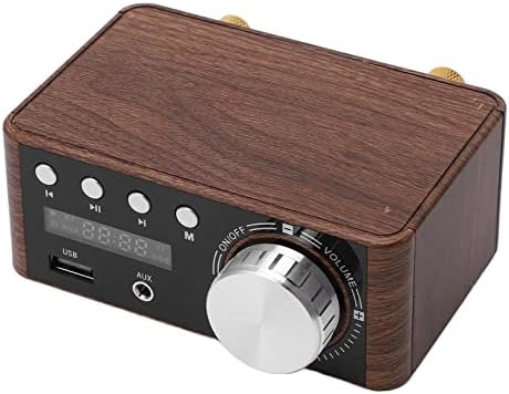 Mini 5.0 Power Amplifier Amplifier 2 Channel 50W with USB Input Mini Amplifier Stereo HiFi Digital