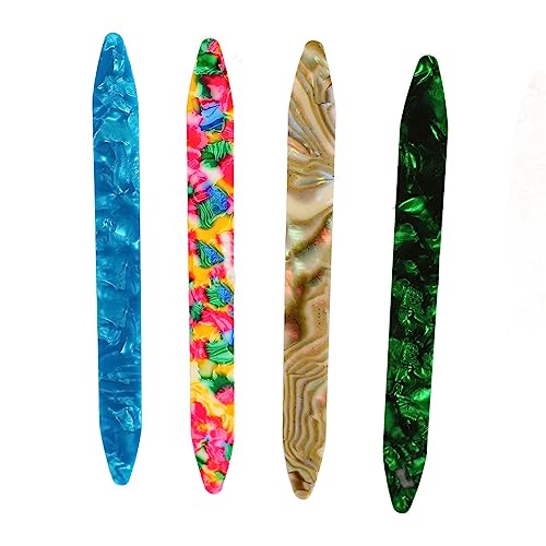 Oud Pick Plectrum Set 5Pcs Professional Standard Plastic ABS Pattern Printed for String Instruments