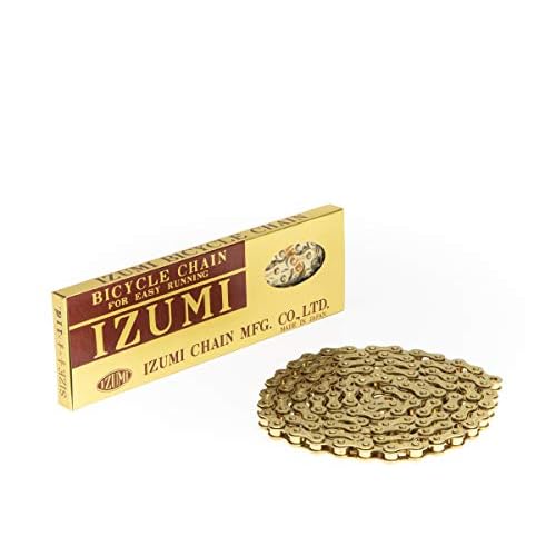 IZUMI ES410 Spring Clip Connect Single-Speed Chain, 116 Links in 7 Colors