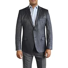 Daniel Hechter Blue Microsuede Two Button Jacket