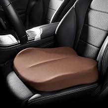 Car Seat Cushion for BMW X3 30i M40i 30e X3M, Portable Breathable Non Slip Memory Foam Seat Booster Improve Driving View Comfort Hip Pads,Black