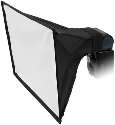 Fotodiox 8x12 Foldable Flash Softbox for Speedlights - Compatible with Nikon, Canon, Vivita, Sunpack, Nissin, Sigma, Sony, Pentax, Olympus, Panasonic Flashes