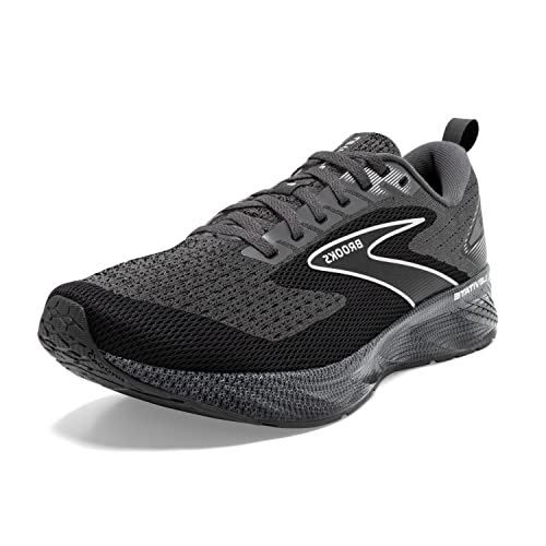 Brooks Mens Levitate 6 Neutral Running Shoe - Blackened PearlEbonyWhite - 9 Medium