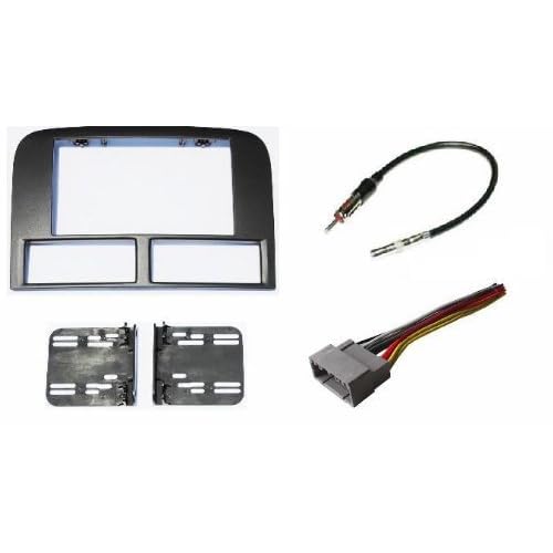 Double Din Aftermarket Stereo Navigation Bezel Radio Install Kit Compatible with Jeep Grand Cherokee WJ 2002-2004