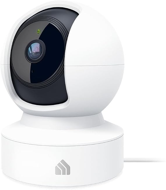 Kasa 2K+ Indoor Pan/Tilt Wired Security Camera, Baby & Pet Monitor, KC410S