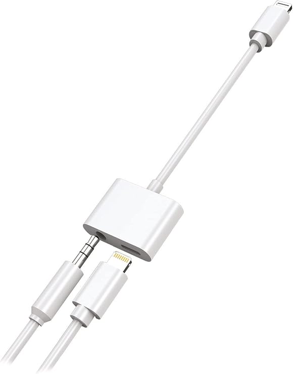 2Go Lightning Adapter Audio Compatible with Apple iPhone 7 and Above