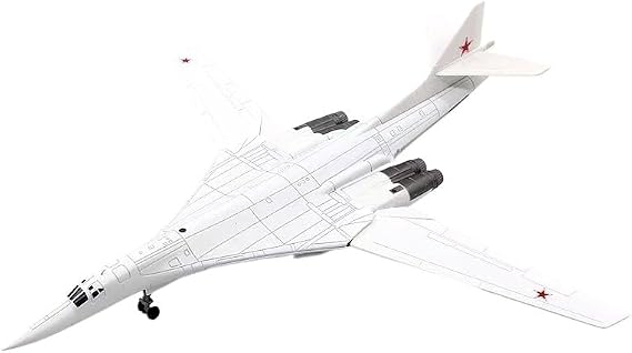 DZHSNWJ Amercom Tu-160 Russia Air Force Tupolev Blackjack Bomber 1200 Diecast Model New in Stock
