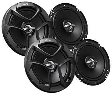 Package In Bulk Box - Two (2) Pairs Of CS-J620 6.5" 300W Car Audio 2-WAY Coaxial Car Speakers System / 4 Speakers