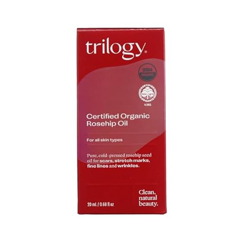 Trilogy TRR-ROS-U-TRO20 Certified Organic Rosehip Oil 20ml0.67 Ounce