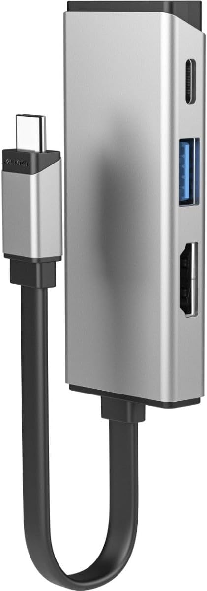 ALOGIC MagForce Trio 3-in-1 USB-C Hub with Magnetic Cable Management, USB Expansion Hub for Laptops, Tablets & USB-C Devices