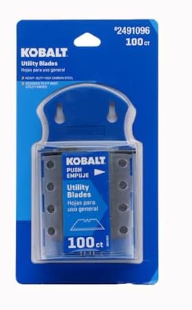 K.balt 3/4-in Carbon steel Utility Razor Blade (100 -Pack)