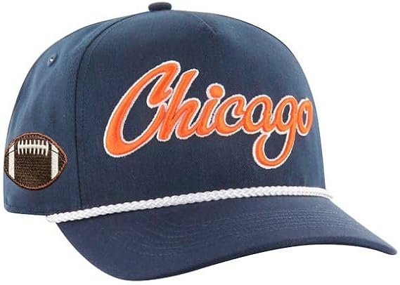 Chicago Football End Zone Rope Snapback Hat