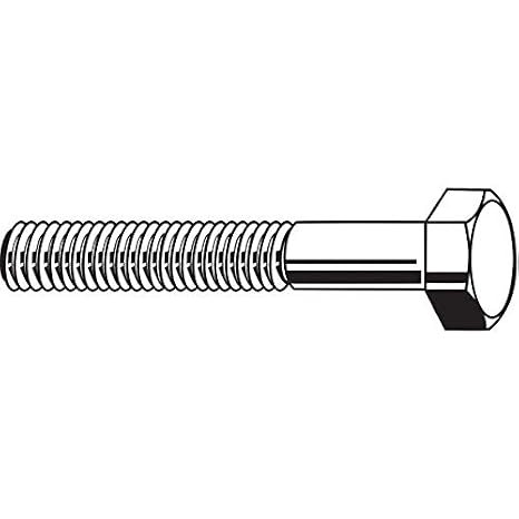 7/16"-14 x 3-1/4" Grade 8 UNC (Coarse) Hex Head Cap Screws, 10 pk.