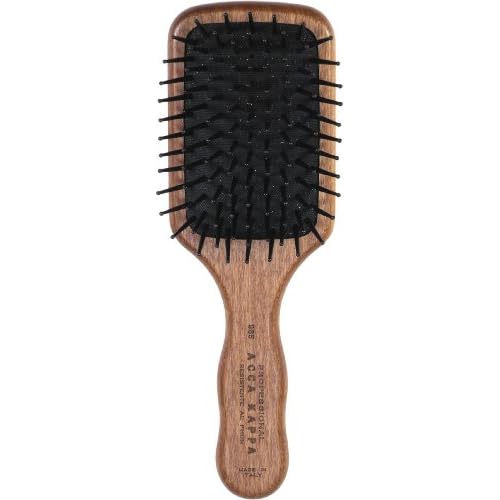 Acca Kappa Professional Pro Pneumatic Hair Brush, Small Paddle with Heat Resistant Pins