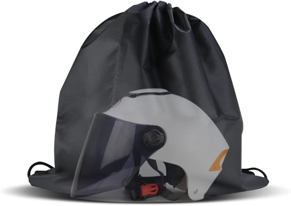 18.9 x 18.9 Motorcycle Helmet Storage Bag Backpack Waterproof for Sports Helmets Ski Helmet Cover Large Capacity Spinning Cloth Rope Protection