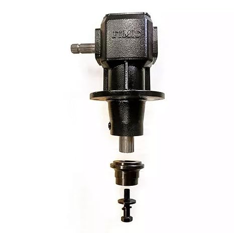 New Gearbox Compatible Replacement for John Deere Code DE19030 / DE19768 fits MX10 Rotary Cutters with Iberica (Spanish) gearboxes. These gearboxes us a Bolt to Hold The Blade Carrier on